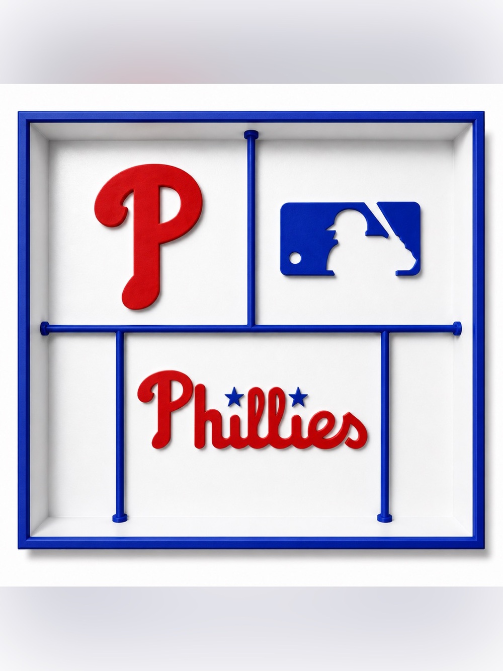 Philadelphia Phillies MLB Pocket Dump Tray - For Keys, Wallet, Money, Etc